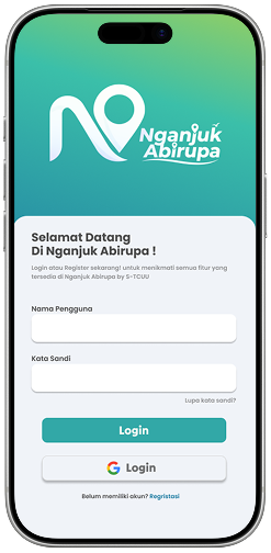Mockup Aplikasi Nganjuk Abirupa